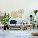 Διακοσμητικό τοίχου Lela pakoworld σετ 3 τεμαχίων φυσικό κωδ.0060-199-000511