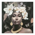 Πίνακας σε καμβά Beauty 3D Inart 100x3x100εκ. κωδ.0060-296-000004