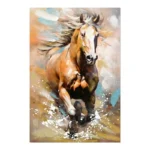 Πίνακας σε καμβά Horse Inart 60x3x90εκ. κωδ.0060-296-000031