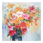 Πίνακας σε καμβά Spino I Inart 80x3x80εκ. κωδ.0060-296-000034