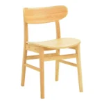 Καρέκλα Lumnia pakoworld rubberwood σε φυσική απόχρωση 46x50x76εκ. κωδ. 0060-382-000008