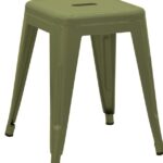 Σκαμπό Utopia pakoworld μέταλλο σε λαδί απόχρωση 30x30x45εκ κωδ. 0060-270-000052