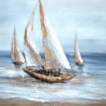 Πίνακας σε καμβά Sailer Inart 100x3x100εκ κωδ. 0060-296-000025