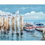 Πίνακας σε καμβά Port Inart 100x3x70εκ κωδ. 0060-296-000051