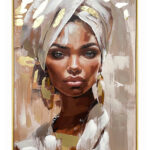 Πίνακας σε καμβά Gazel I Inart 70x3.5x100εκ κωδ. 0060-301-000043