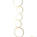 Φωτιστικό δαπέδου Chemal pakoworld led μέταλλο σε χρυσή απόχρωση Φ30x130εκ κωδ. 0060-377-000014