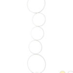 Φωτιστικό δαπέδου Chemal pakoworld led μέταλλο σε λευκή απόχρωση Φ30x130εκ κωδ. 0060-377-000015