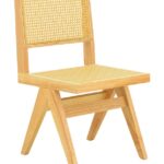 Καρέκλα Winslow pakoworld rubberwood-rattan σε φυσική απόχρωση 46x58x80εκ κωδ. 0060-382-000012