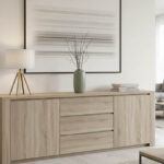 Μπουφές Kalya pakoworld σε sonoma απόχρωση 220x49x89.5εκ κωδ. 0060-383-000018