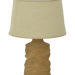 Επιτραπέζιο φωτιστικό Wabbi Inart Ε27 κεραμικό σε γκρι antique -μπεζ απόχρωση Φ28x41εκ κωδ. 0060-387-000018