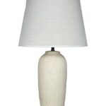 Επιτραπέζιο φωτιστικό Barout Inart Ε27 κεραμικό σε μπεζ απόχρωση Φ40x62εκ κωδ. 0060-387-000022