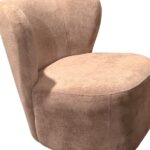 Πολυθρόνα Veridian pakoworld ύφασμα σε σάπιο μήλο απόχρωση 63x70x66εκ κωδ. 0060-392-000006