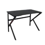 GAMING Γραφείο 100x60cm Μέταλλο Βαφή Μαύρο κωδ. 0706-Ε-00023046