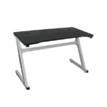 GAMING Γραφείο 120x60cm τ.Carbon Μέταλλο Βαφή Άσπρο κωδ.Ε-00023049