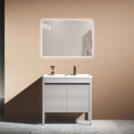 ΣΕΤ ΜΠΑΝΙΟΥ DRYAS 80cm χρ.SILVER GREYY κωδ. 9SDRY080SG