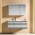 ΣΕΤ ΜΠΑΝΙΟΥ HERA 100cm χρ.LIGHT GREY κωδ. 9SHER100LG