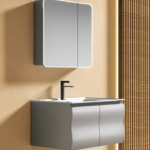 ΣΕΤ ΜΠΑΝΙΟΥ HERA 80cm χρ.LIGHT GREY κωδ. 9SHER080LG