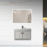 Σετ Επίπλου Μπάνιου THALEIA 80cm χρ.SILVER κωδ. 9STHA080SIL