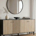 Μπουφές Tuscany pakoworld sonoma-ανθρακί 180x40x78.6εκ κωδ. 0060-230-000133