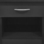 Κομοδίνο Bedy pakoworld ανθρακί 40x34x42εκ κωδ. 0060-383-000126