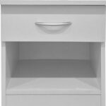 Κομοδίνο Bedy pakoworld λευκό 40x34x42εκ κωδ. 0060-383-000127