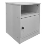 Κομοδίνο Lenea pakoworld λευκό 40x40x50εκ κωδ. 0060-383-000136