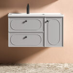 Σετ Πάγκου CIRCE 80cm χρ.LIGHT GREY κωδ. S3BCIR080LG