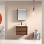 Σετ Επίπλο Μπάνιου ELECTRA 60cm χρ.WOODEN BROWN κωδ. 9SELE060BR