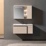 Σετ Επίπλο Μπάνιου PENELOPE 100cm χρ.CREAM WHITE κωδ. 9SPEN100CW