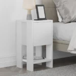 Κομοδίνο Ema Megapap χρώμα λευκό 30x30x55εκ. κωδ. 0711-0213960