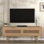 Έπιπλο τηλεόρασης Sirona Megapap χρώμα sapphire oak 140x30x55εκ. κωδ. 0711-0212799